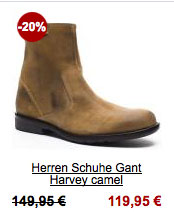 herrenstiefelette_gant Herrenstiefelette Veloursleder von GANT